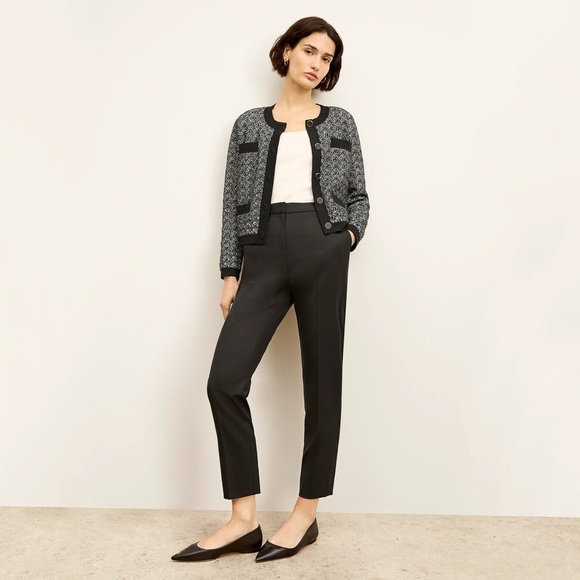 MM Lafleur wool Mejia Black Ankle slim Pants size 0 - Picture 1 of 15